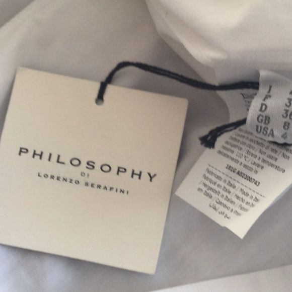 Philosophy Collared Sleeveless Cotton Blouse - Picture 11 of 11